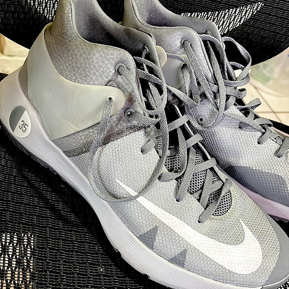 Nike Men’s KD Trey 5 IV Basketball Shoes - medium Grey/White - 12